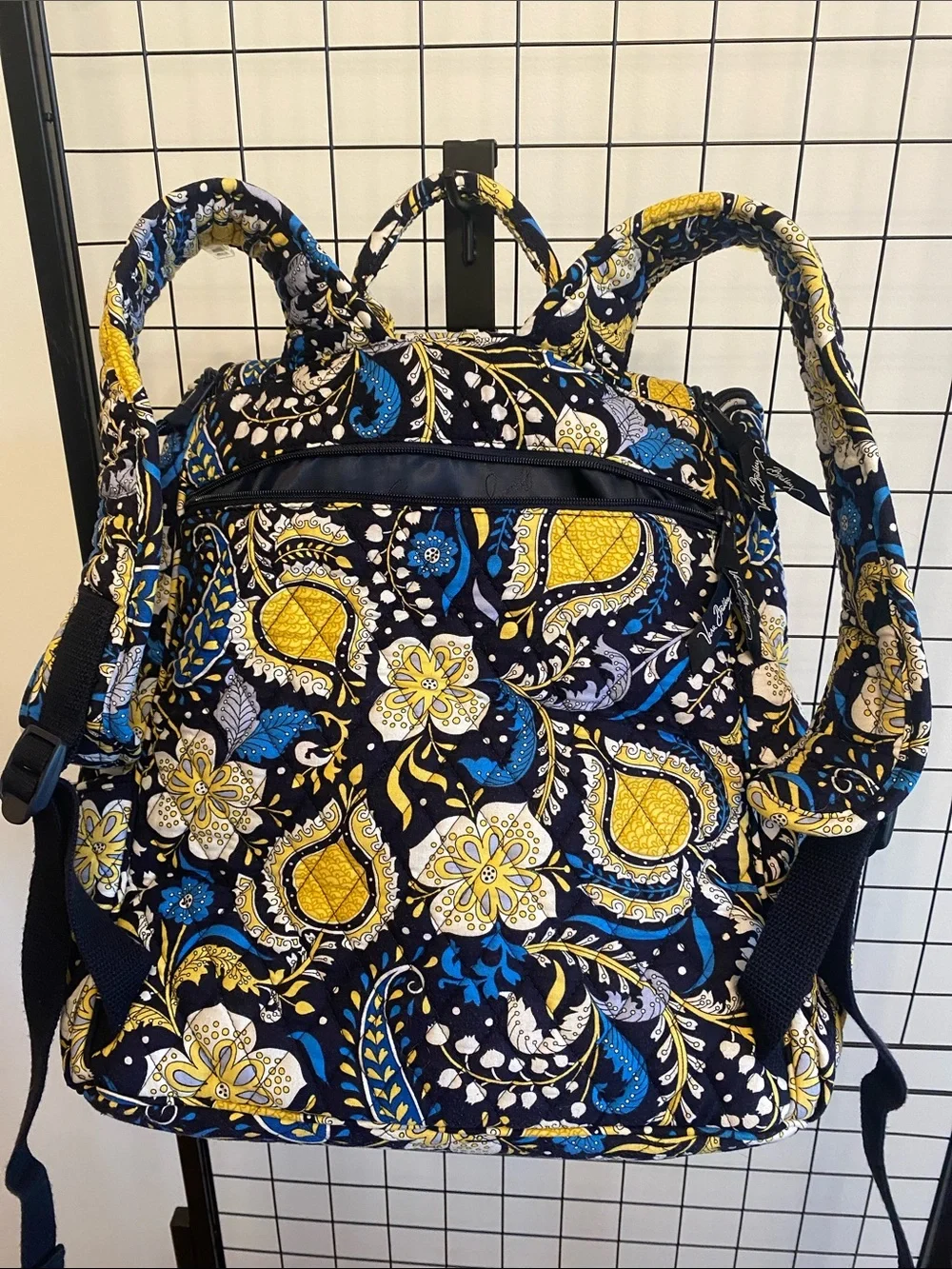 Vera Bradley Ellie Blue Backpack and Wallet SET